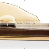 Luxury Classic Design Living Room Furniture Beige Leather Sofa Set Sectional Vintage Sofa thumbnail-3