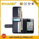 Accessories For Bags Litchi Grain Leather Clutch Bag Case PU Leather Phone Cases For Iphone 4/4s Accesories Mobile Phone Cover thumbnail-4