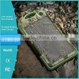 Wholesale Portable Camoflage Waterproof Mobile Solar Power Bank