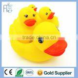 Wholesale customized promotional rubber duck keychain