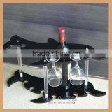 Acrylic Wine Rack Black Color thumbnail-1