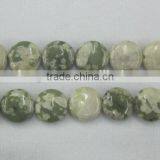 Wholesale Tumbled Flat Loosen Faceted Gemstone Ocean Jasper thumbnail-3