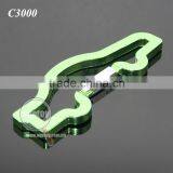 Random Mix Multicolor Aluminum Alloy Spring Clip Buckle Wholesale Metal Mini Car Shape Carabiner thumbnail-6