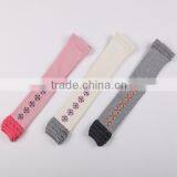 Flower Jacquard Ninth Pants Girl Tube Pantyhose Tights thumbnail-1