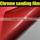 Popular Chrome sanding glitter vinyl film with air drains 1.52*30m
