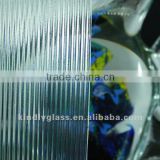 6mm Flute rolled glass