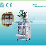 China Supplier 100% high quality automatic stand up water/shampoo filling and sachet packing machine