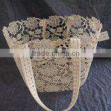 2016 Fashionable Crochet Cotton Baskets With Handles thumbnail-4
