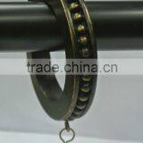 Home Fashions Beaded Ring W/Eyelet and Clip for Wood Rod;Curtain Hardware; Window Drapery Hardware;Curtain Accessory;Curtain Rod thumbnail-3