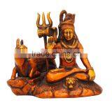 Lord Shiva Sitting With Holy Cow 6"