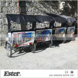ESTER Chinese high quality commercial rickshaw with advertising poster