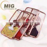 Colorful Plating Frame With Diamond Fashional Mobile Phone Case for Iphone 6s Western Shockproof Cell Phone Case for Iphone 6s