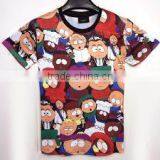 New Design Wholesale Custom Polyester Digital Printing T Shirt thumbnail-1
