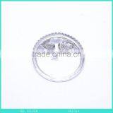 Silver 925 Heart and Key Dangle Charm Ring Hot Sell Cheap Price Silver Ring Jewelry thumbnail-6