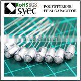 Tight Tolerances Radial Lead 222J 50V Polystyrene Film Capacitor
