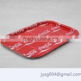 OEM Printed Matal Promotion Tray Serving Tray 0.28mm Tin Tray