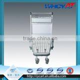Double Stainless Steel Chassis Luggage Trolley thumbnail-3
