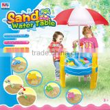 Plastic Muti-functional outdoor table with umbrella