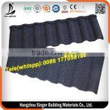 Black Stone Coated Metal Roof Tile/Roofing Shingle/Roofing Shingle Price thumbnail-3