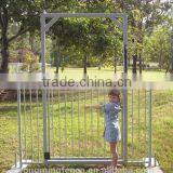 Galvanized Steel Round Pipe / Square Pipe Swimming Pool Fence