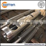 extruder conical twin screw barrel supplier for plastic machine
