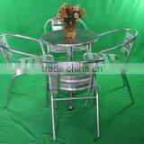 Used Cheap Aluminum Restaurant Furniture Set YC001/YT1 thumbnail-5