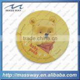 Hotel Gifts Lovely Custom 3D Panda Soft PVC Rubber Cup Mat thumbnail-1