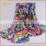 Latest hot selling!! unique design silk scarf fashion style from direct factory