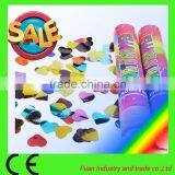 hot sellig heart party popper, party cannon, party confetti