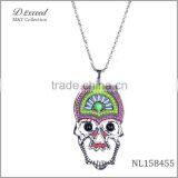 Fashion Alloy Skull Necklace,wholesale Cheap Skull Necklace thumbnail-5