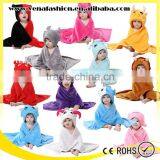 Blanket Baby Robe Hooded Animal Baby Bathrobe thumbnail-6
