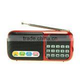 Hot New Product D-201SE TF/ USB Mini Speaker, fm Radio Speaker