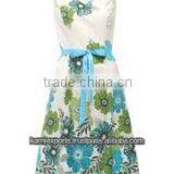 Cotton Printed Panel Print Floral Dresses Sleeveless Casual and Career Dresses From Jaipur India, Indian Exporters Ladies Dresse thumbnail-1