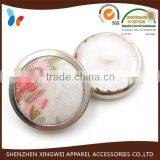 Combined Button Metal Edges Covered Button With Plastic Shank