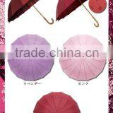 Assorted Colors Straight Umbrella With Crook Handle thumbnail-6