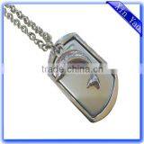 Factory Die Casting Zinc Alloy 3D Custom Logo Silver Dog Tag