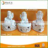 Hotsale White Polyresin Angel Storage Box Home Decoration thumbnail-1