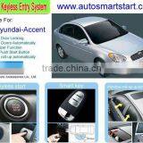 Push Button Start Car RFID Keyless Entry Remote Engine Start Smart Car Alarm System for Hyundai Accent