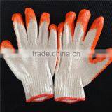 Rubber Coated Orange Poly Cotton Lined Latex Gloves for Industrial thumbnail-6