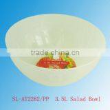 Multi-functional plastic bowl tableware xiancai basins with thick fruit salad bowl dish plate of kitchen utensils