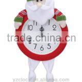 Promotional Christmas Clock Wih Santa