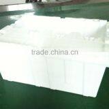 Hot Sale 44L/50L Stackable Plastic Moving Boxes Sale,Hinged Lid Plastic Storage Box,Plastic Box With Hinged Lid thumbnail-6