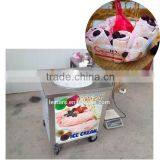 2015 Factory Supply Cooling Single Flat Pan Fried Ice Machine for Ice Cream Shops Made in China