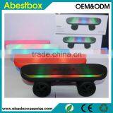 Bluetooth Wireless Skateboard Scooter Speaker, With Colorful Lights Buit-in Rechgargeable Battery Portable Speaker