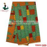 Green African Wax Prints Fabric for Women Ankara Dress Clothing Holland Wax thumbnail-4