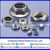Blue White Zinc Plated DIN985 Nylon Lock Insert Nuts thumbnail-3