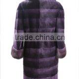 Hot Sale Long Rabbit Sheaing Fur Coat for Winter Overcoat thumbnail-2