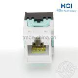 Network Solution RJ45 Super Cat 6 UL 180 Degree UTP Modular Keystone Jacks thumbnail-3