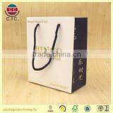 Gold Foil Shopping Bag With Cotton String for Fashion