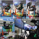 Three Screen 360 Degree Rotate 9D VR Play Car Racing Games Simulator thumbnail-3